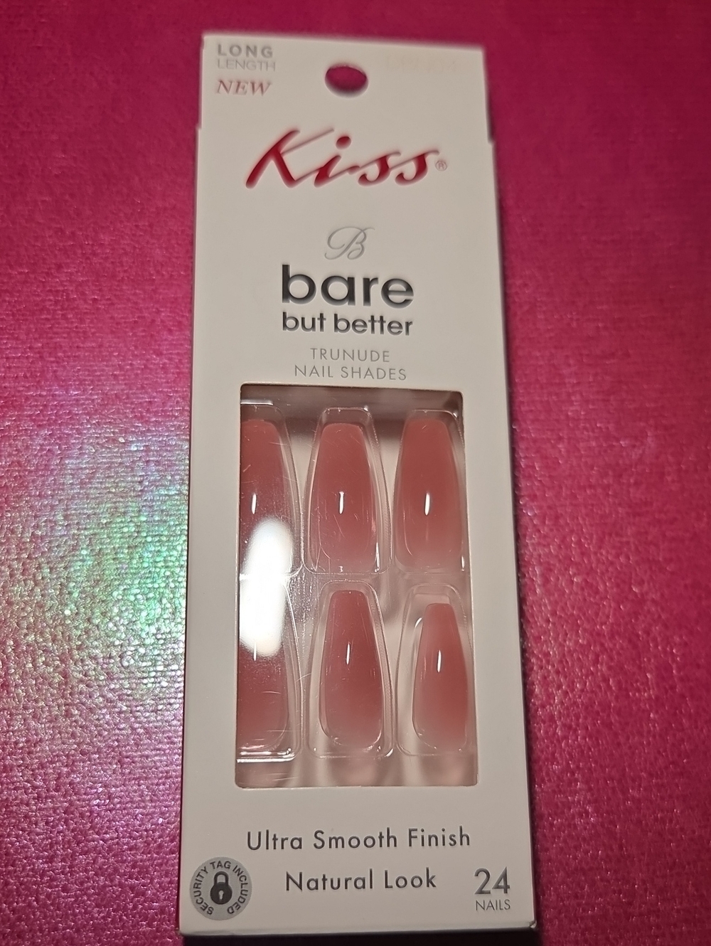 Kiss Bare But Better TruNude Press-On Nails - Nude Pink